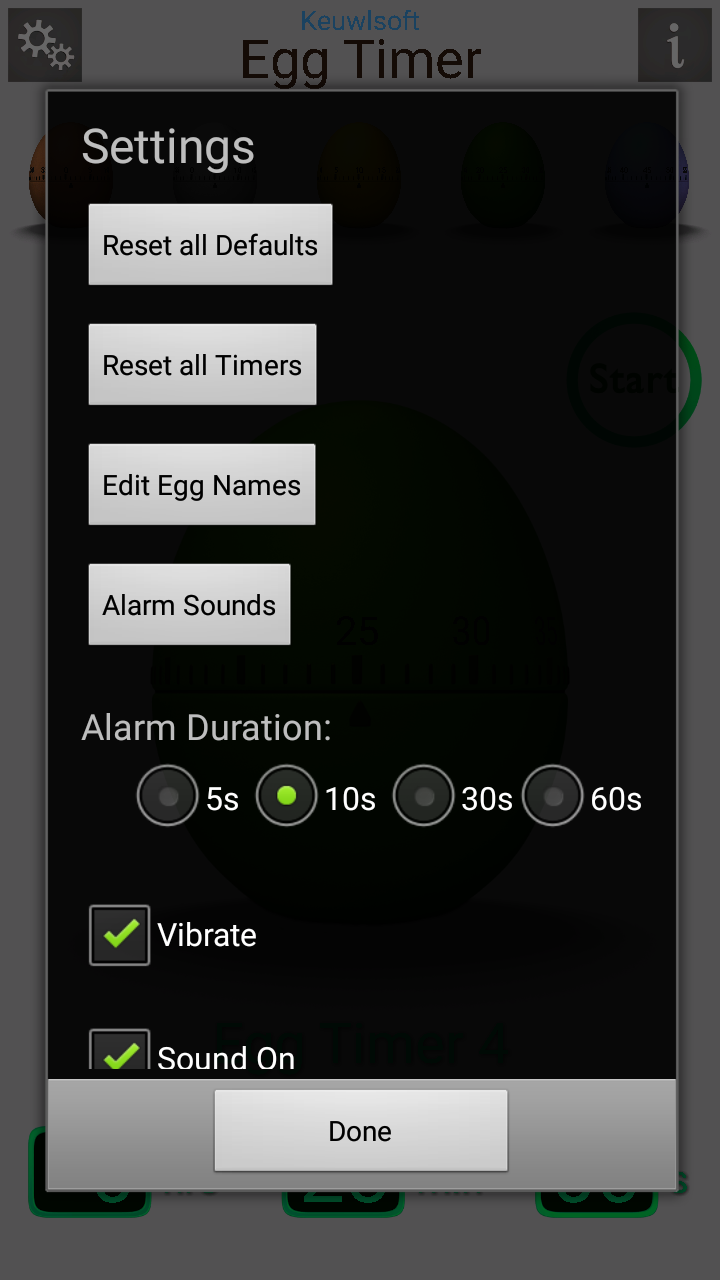 اسکرین شات 4 برنامه Egg Timer