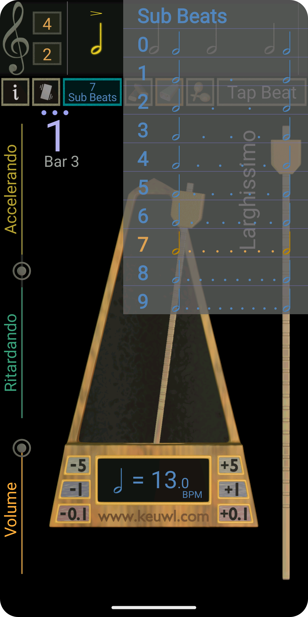 اسکرین شات 5 برنامه Metronome