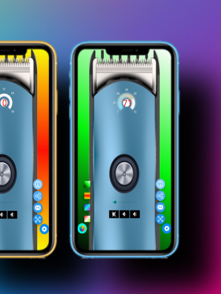 اسکرین شات 2 برنامه Virtual Hair Clipper Simulator