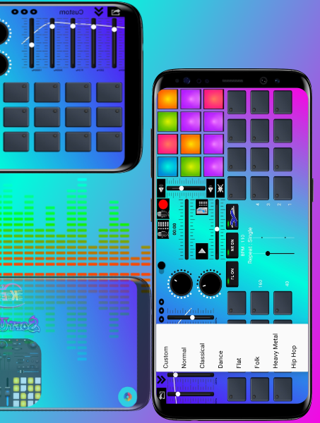 اسکرین شات 2 برنامه Electro Drum Pads