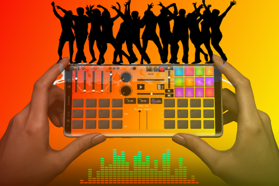 اسکرین شات 5 برنامه Electro Drum Pads