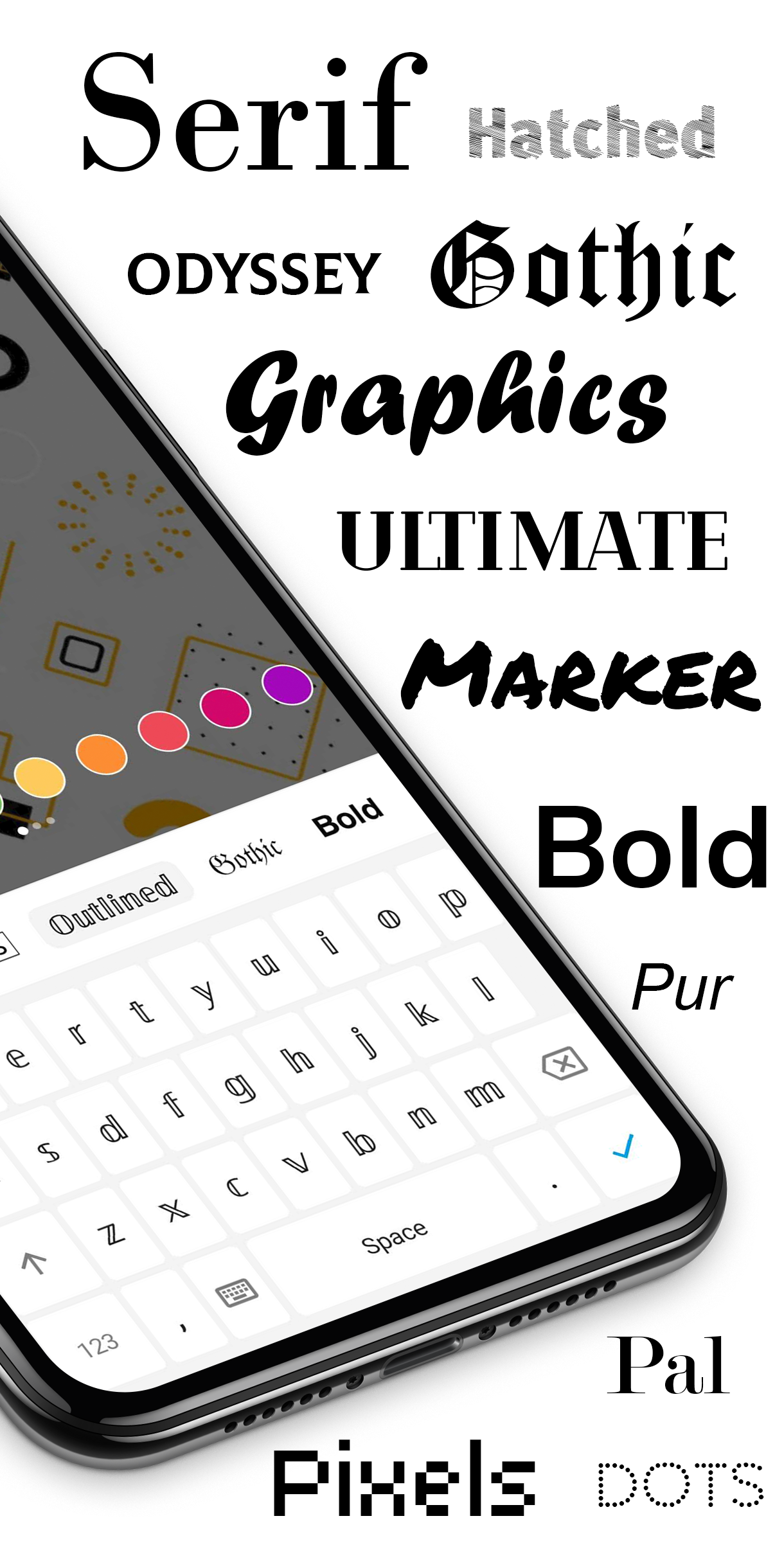 اسکرین شات 2 برنامه FBoard: Font Emoji & Keyboard