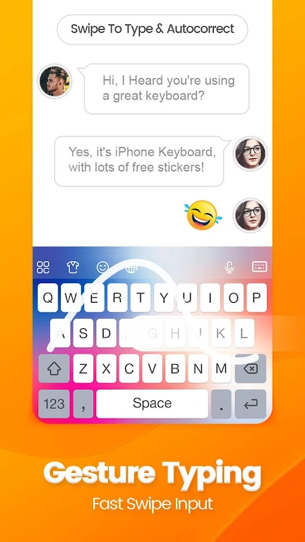 اسکرین شات 6 برنامه keyboard for iphone 15 pro max