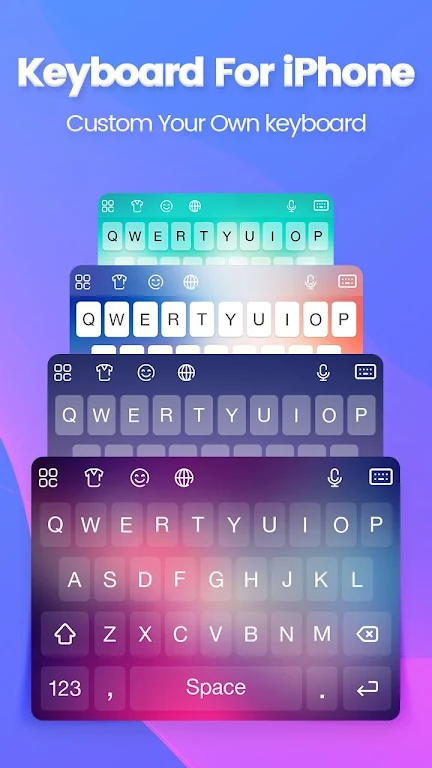 اسکرین شات 1 برنامه keyboard for iphone 15 pro max