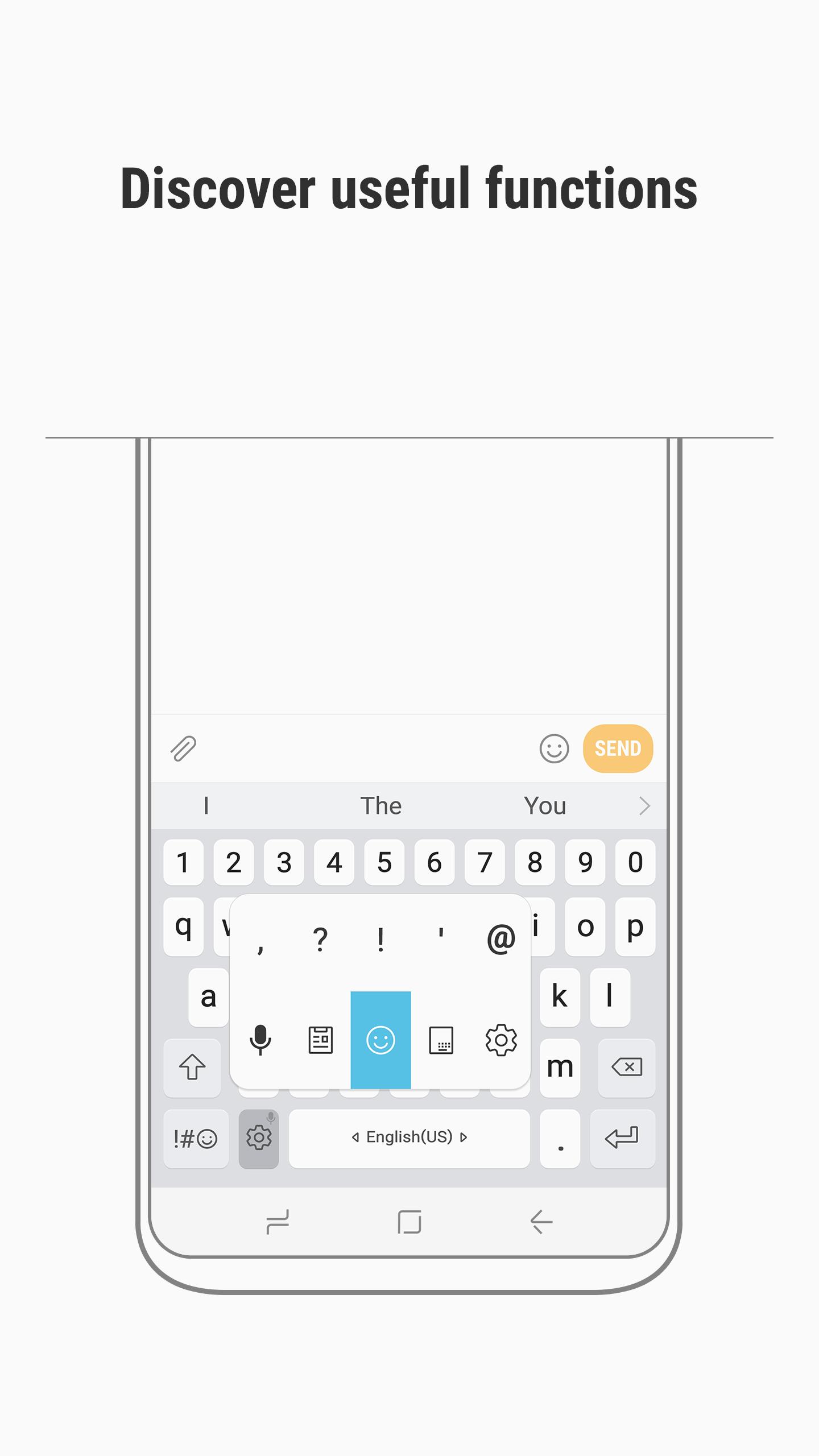 اسکرین شات 2 برنامه Samsung Keyboard 2022 - Emoji