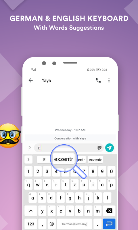 اسکرین شات 5 برنامه German Phonetic Keyboard