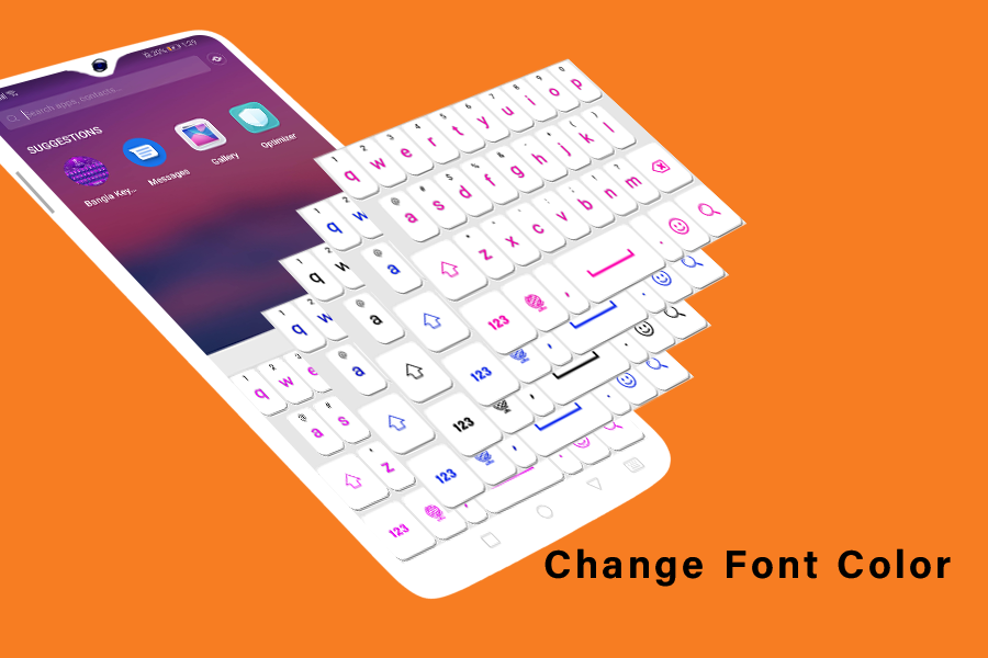 اسکرین شات 7 برنامه Russian Keyboard For Android