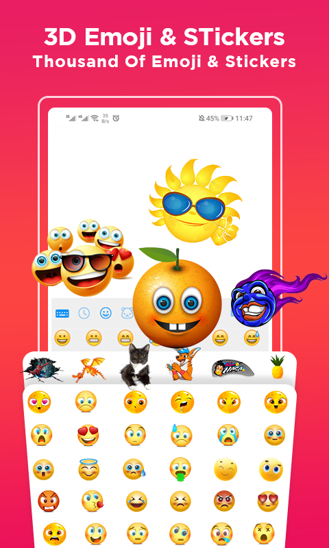 اسکرین شات 4 برنامه Multi Language keyboard