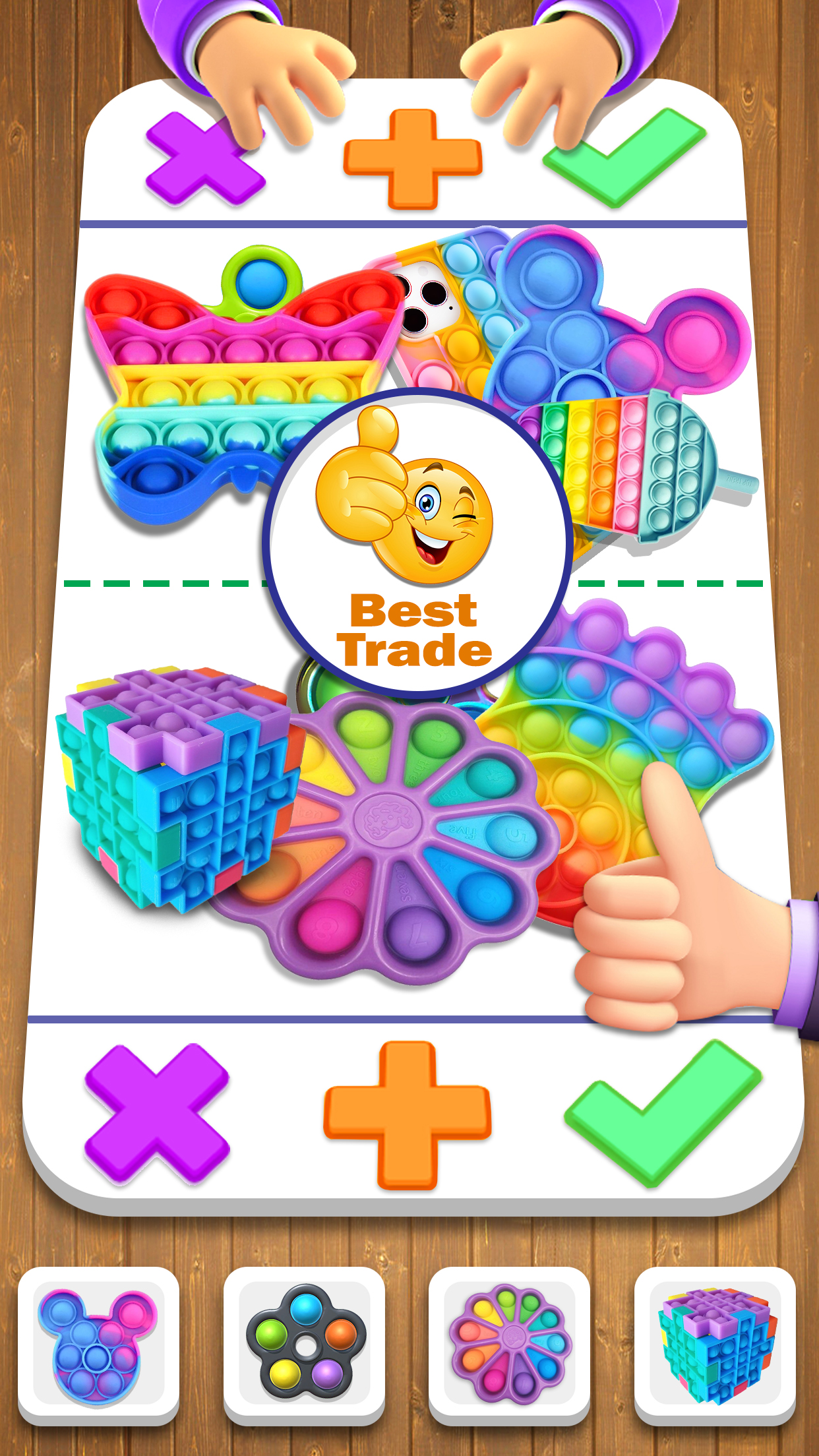اسکرین شات 1 بازی Fidget Trading! Pop It fidget