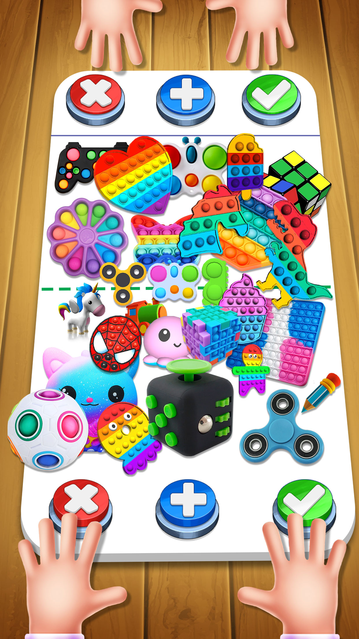 اسکرین شات 2 برنامه Fidget Toys 3D - Squishy Magic