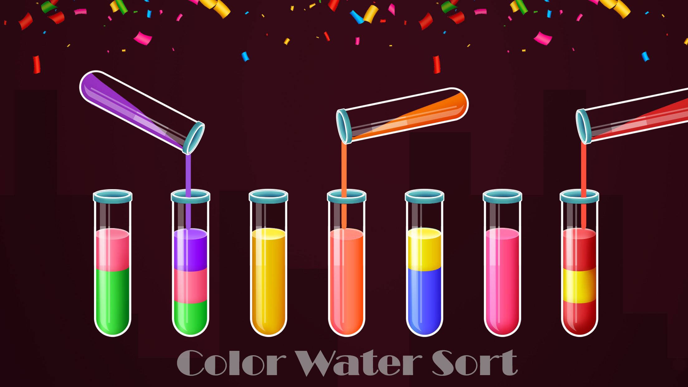 اسکرین شات 6 بازی Water Color Sort Puzzle Games