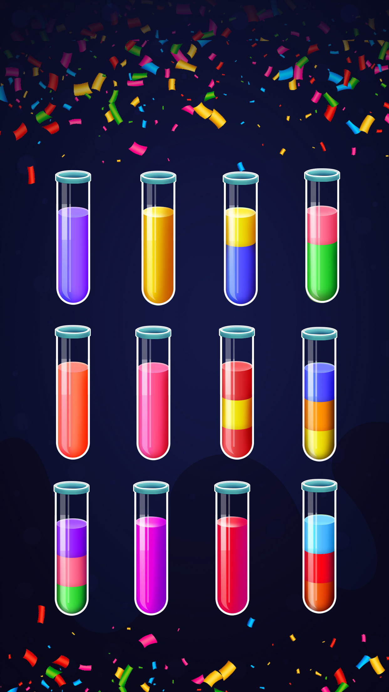 اسکرین شات 3 بازی Water Color Sort Puzzle Games