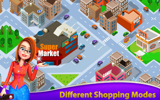 اسکرین شات 1 بازی Supermarket Grocery Shopping: Mall Girl Games