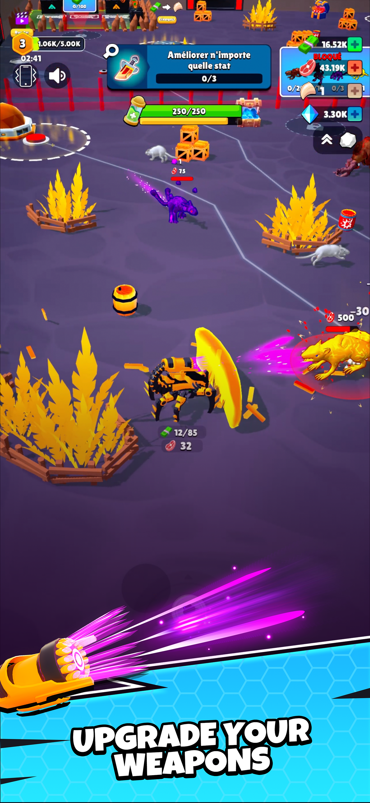 اسکرین شات 3 بازی Rat Killer Robot Invasion