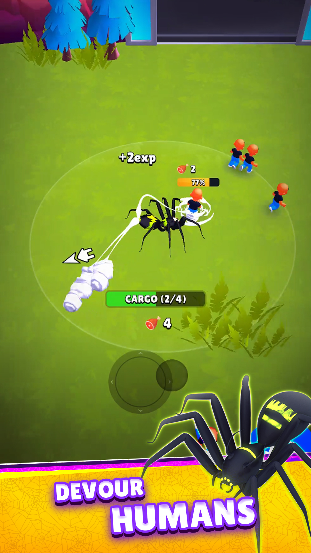 اسکرین شات 2 بازی Spider Invasion: RPG Survival!