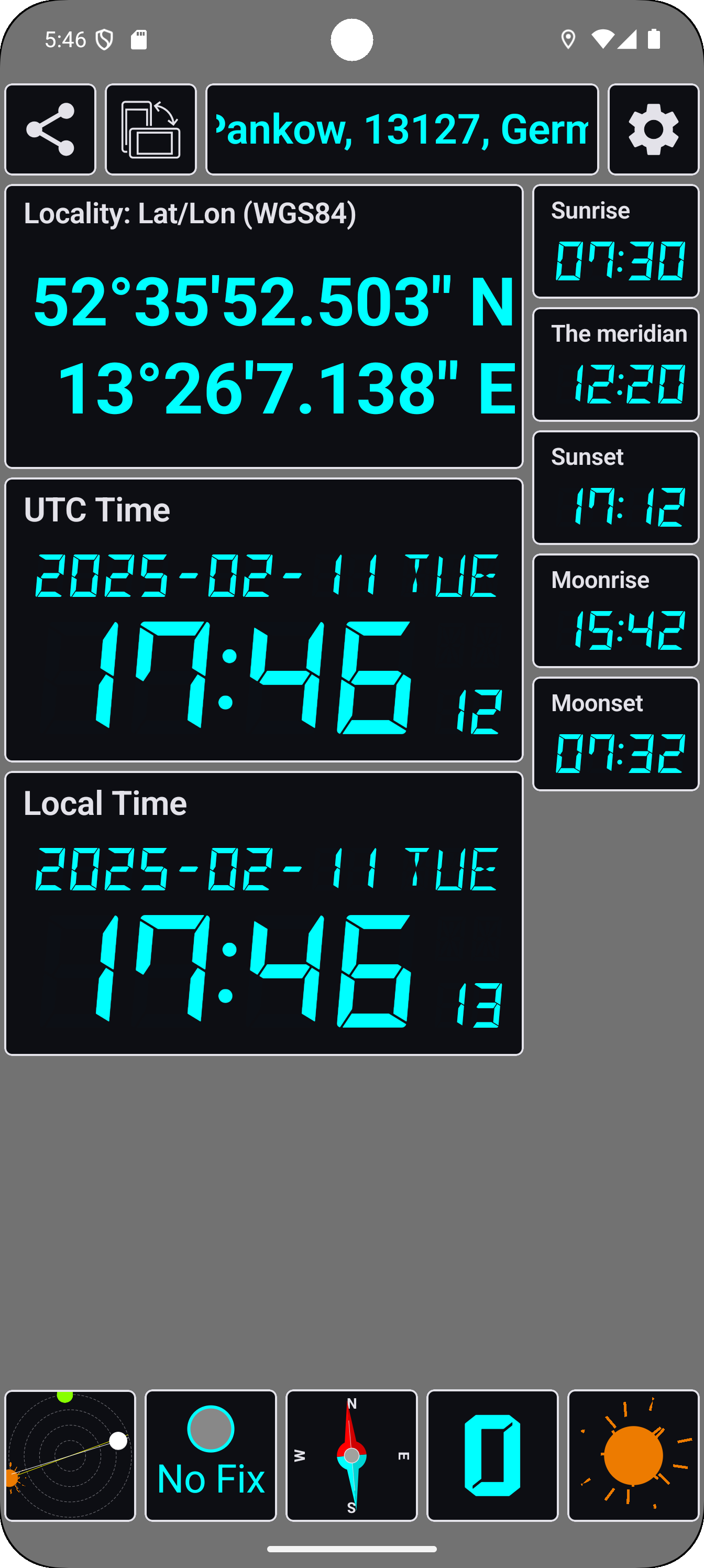 اسکرین شات 2 برنامه GPS status