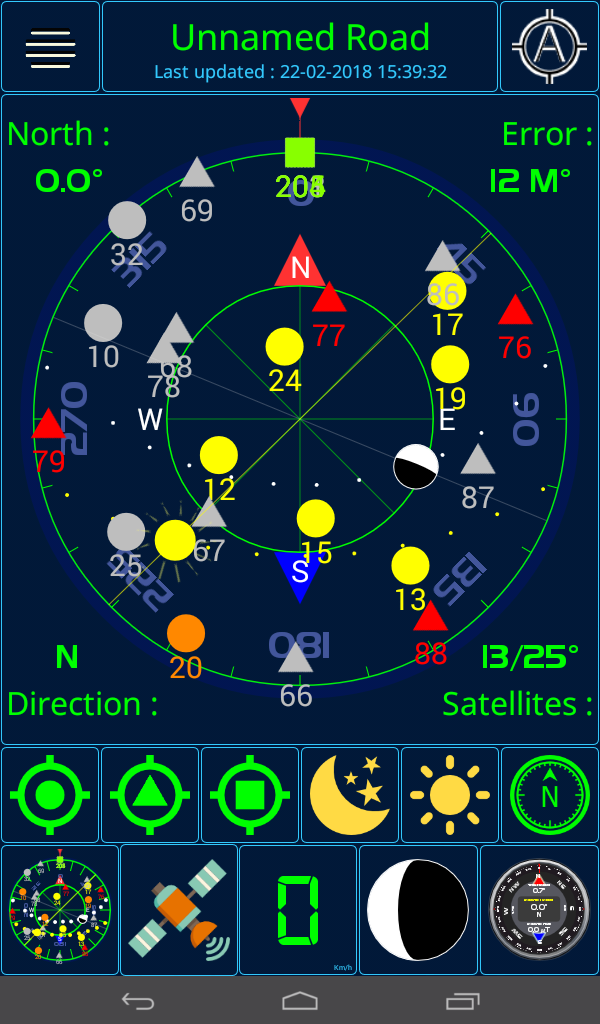 اسکرین شات 1 برنامه GPS status