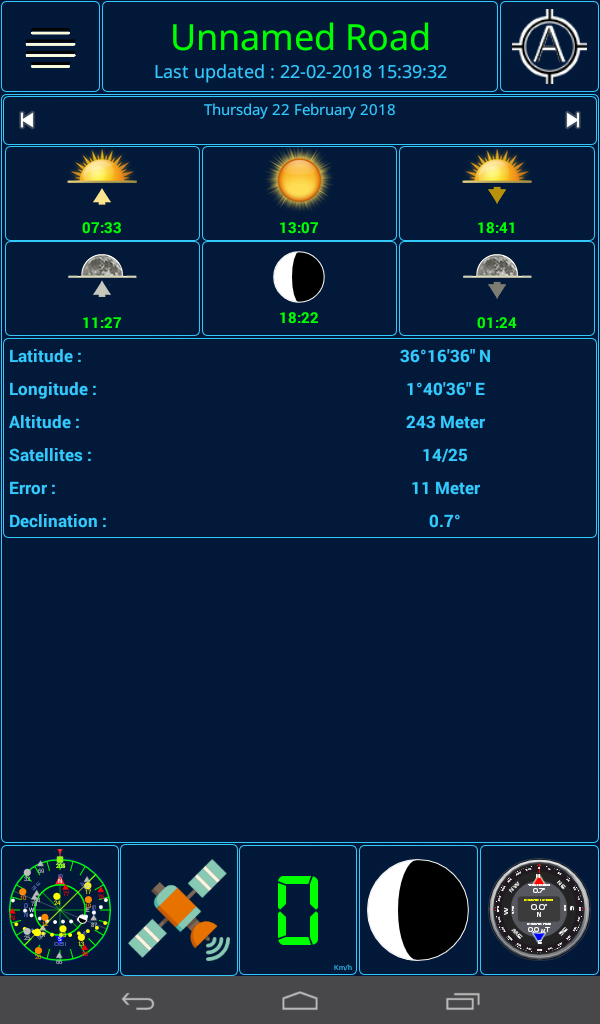 اسکرین شات 4 برنامه GPS status