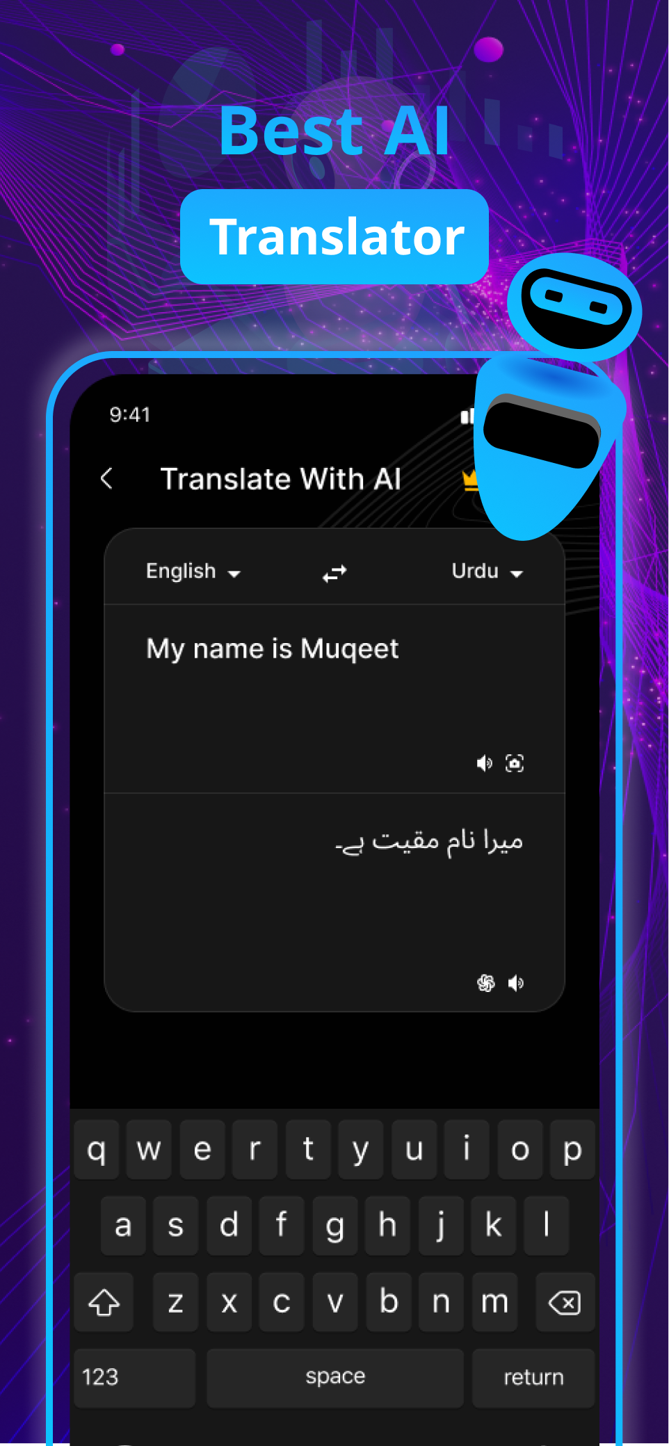 اسکرین شات 4 برنامه Cleverbot - Chat AI Character