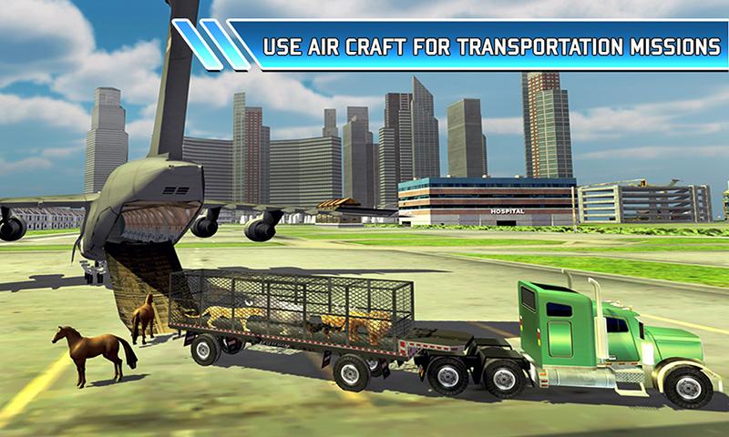 اسکرین شات 5 بازی Wild Animal Transport Truck