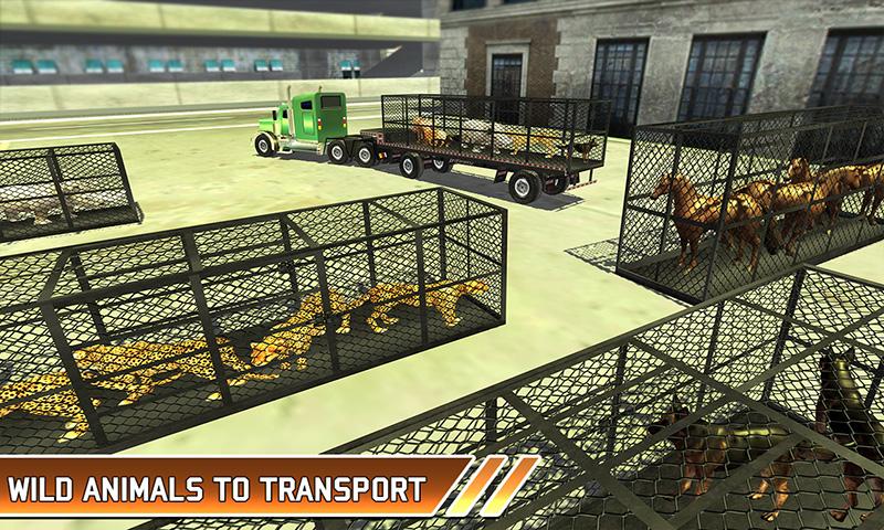 اسکرین شات 3 بازی Wild Animal Transport Truck