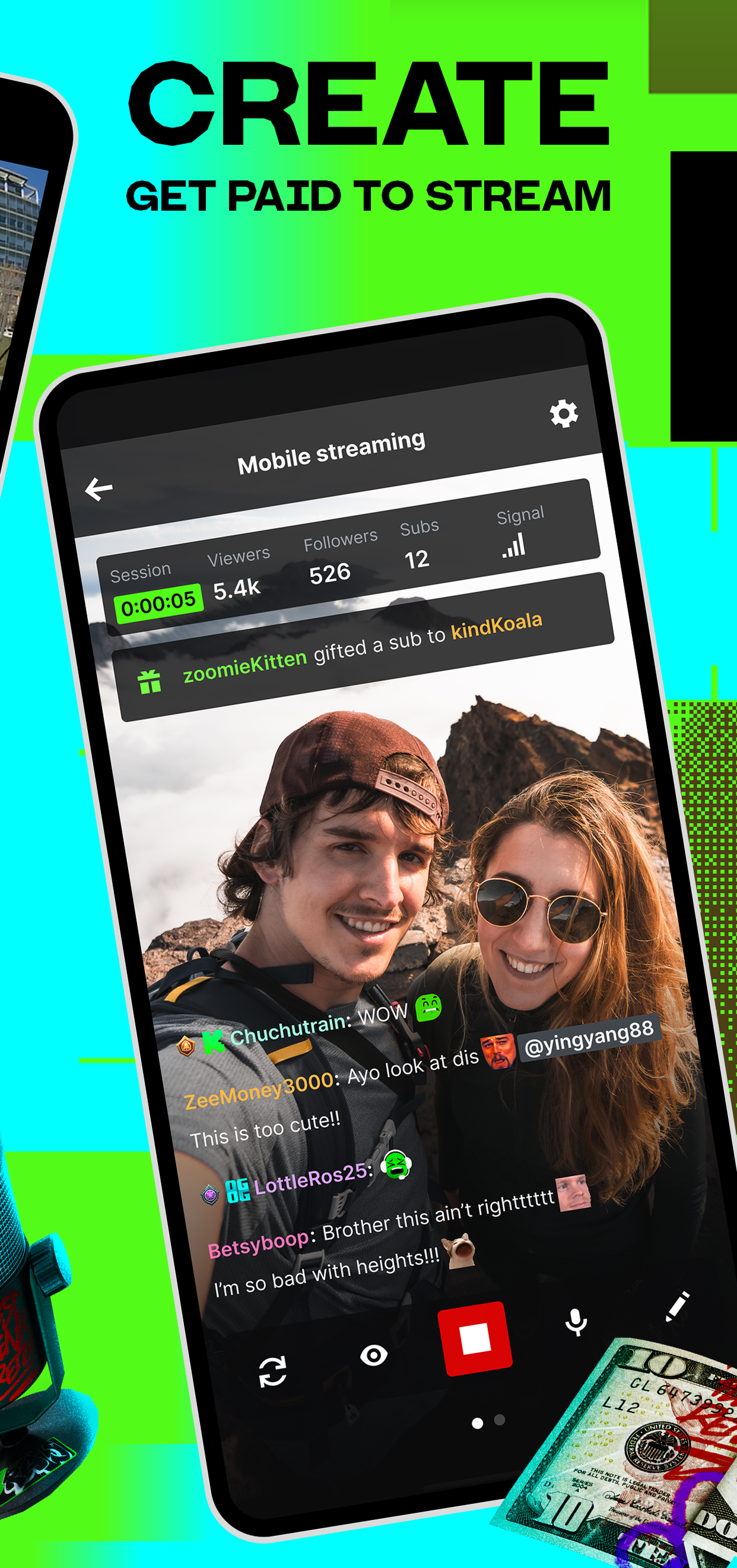 اسکرین شات 4 برنامه Kick: Live Streaming