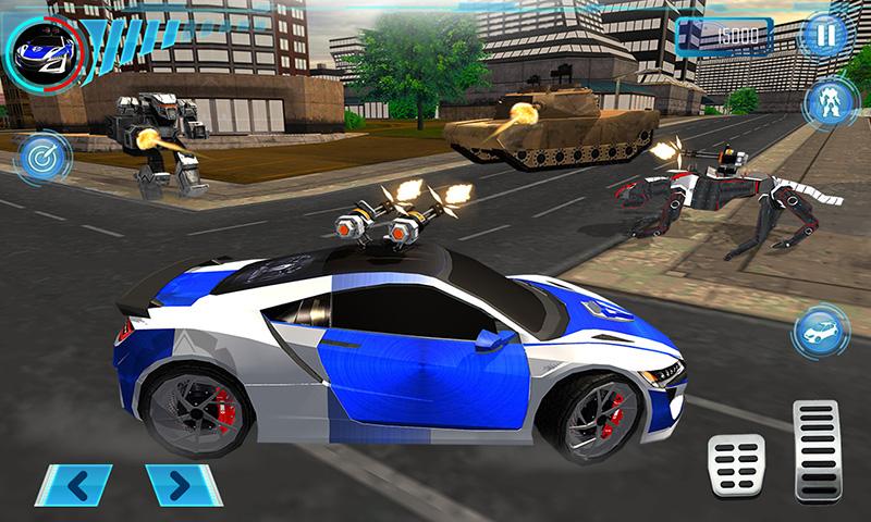 اسکرین شات 4 بازی Multi Robot Transform Car Game