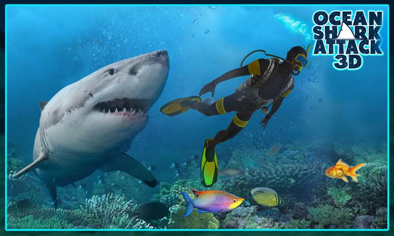اسکرین شات 5 بازی Shark Attack Spear Fishing 3D