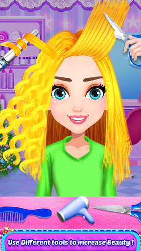 اسکرین شات برنامه Christmas Girls Super Braid Hairs Beauty Salon 1