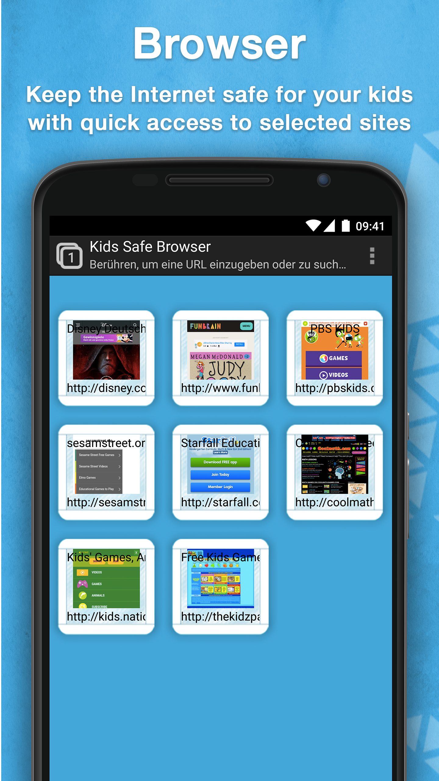 اسکرین شات 2 برنامه Kids Browser - SafeSearch