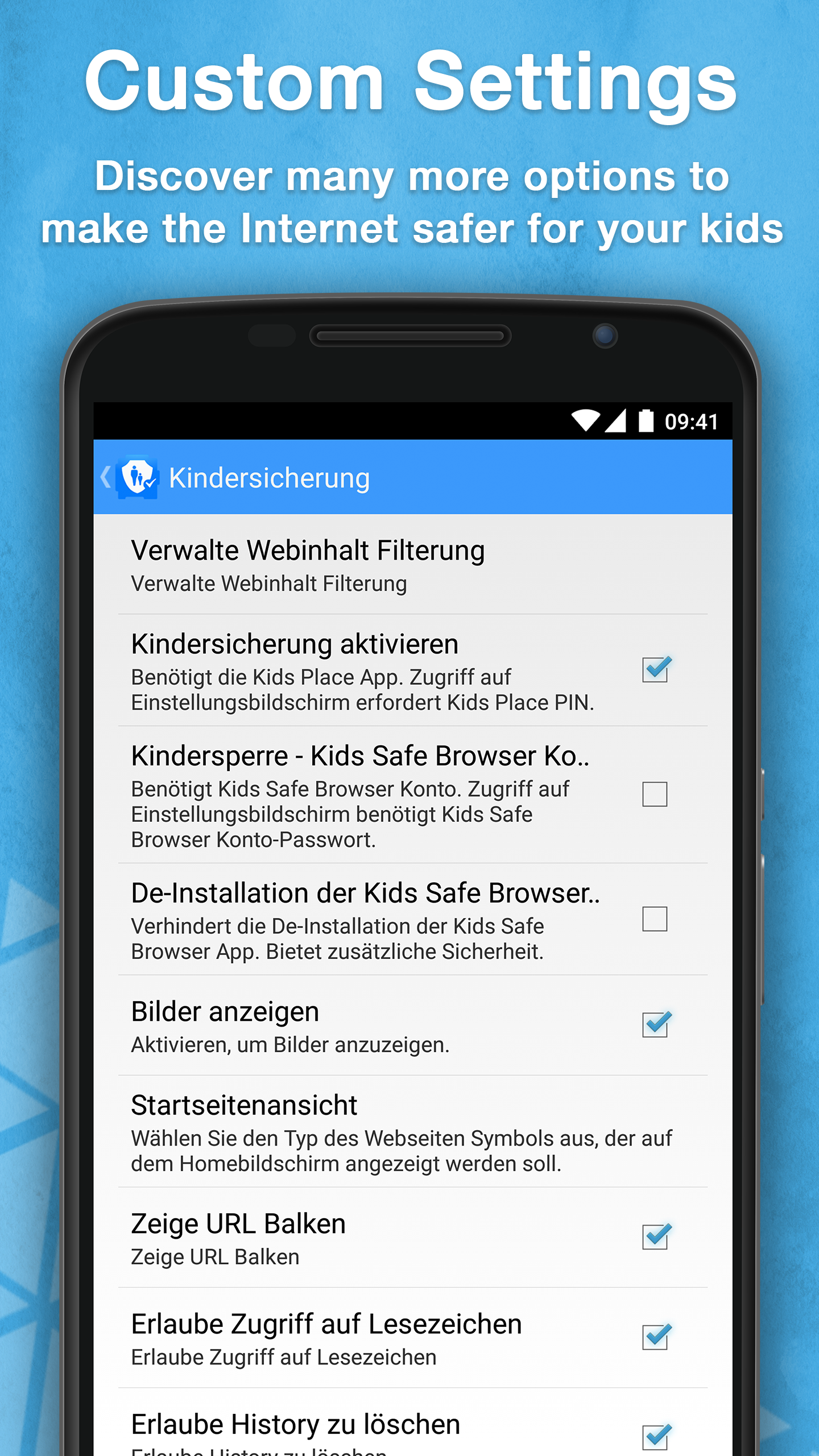 اسکرین شات 4 برنامه Kids Safe Browser – Web Filter