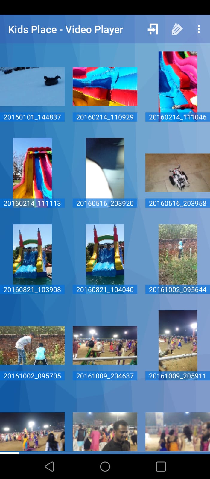 اسکرین شات 1 برنامه Kids Safe Video Player