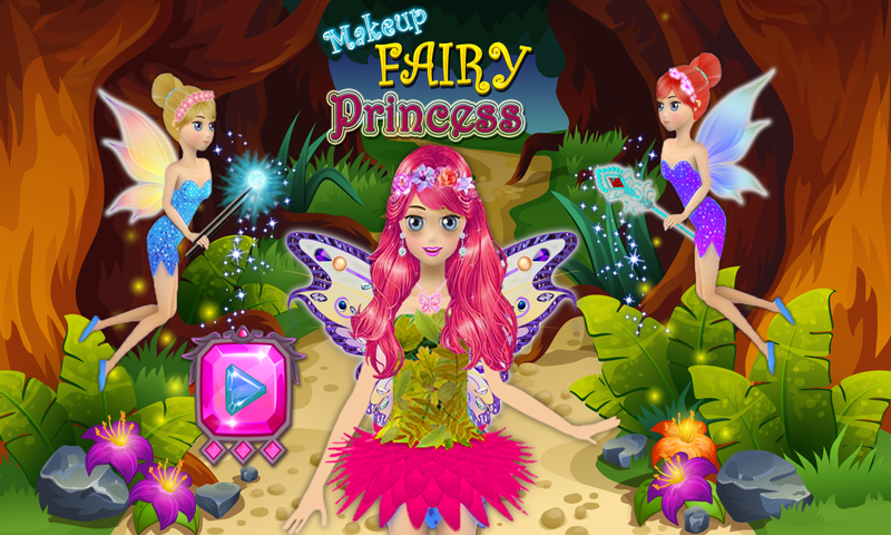 اسکرین شات 3 بازی Fairy Princess Makeup Game