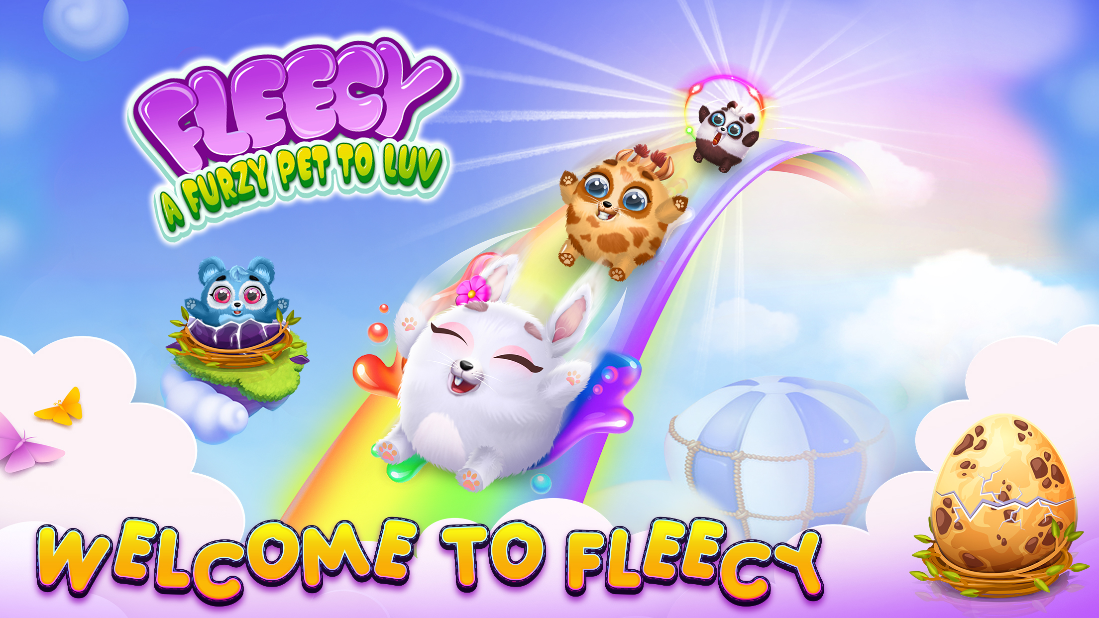 اسکرین شات 1 بازی Fleecy - A Furzy Pet to luv