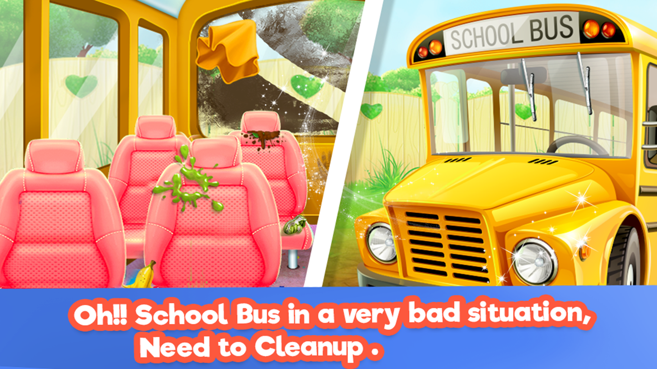 اسکرین شات 7 برنامه Keep Your School Clean Game