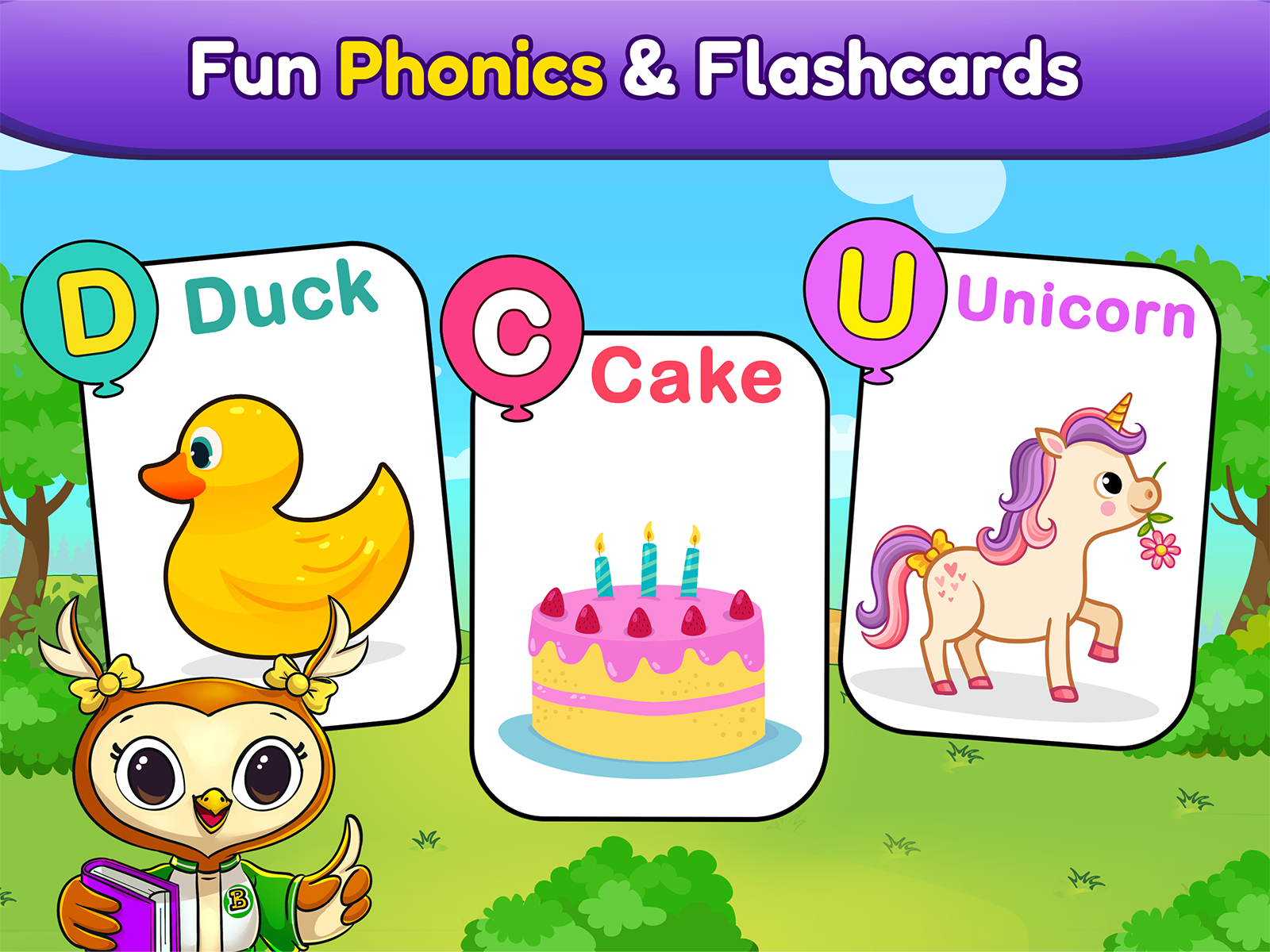اسکرین شات 3 بازی ABC Games: Phonics & Tracing