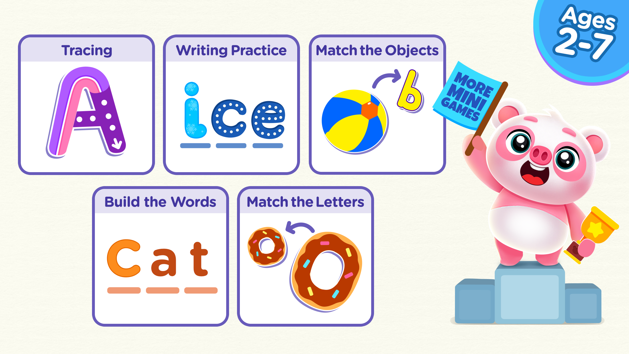 اسکرین شات 6 بازی ABC Games: Tracing & phonics