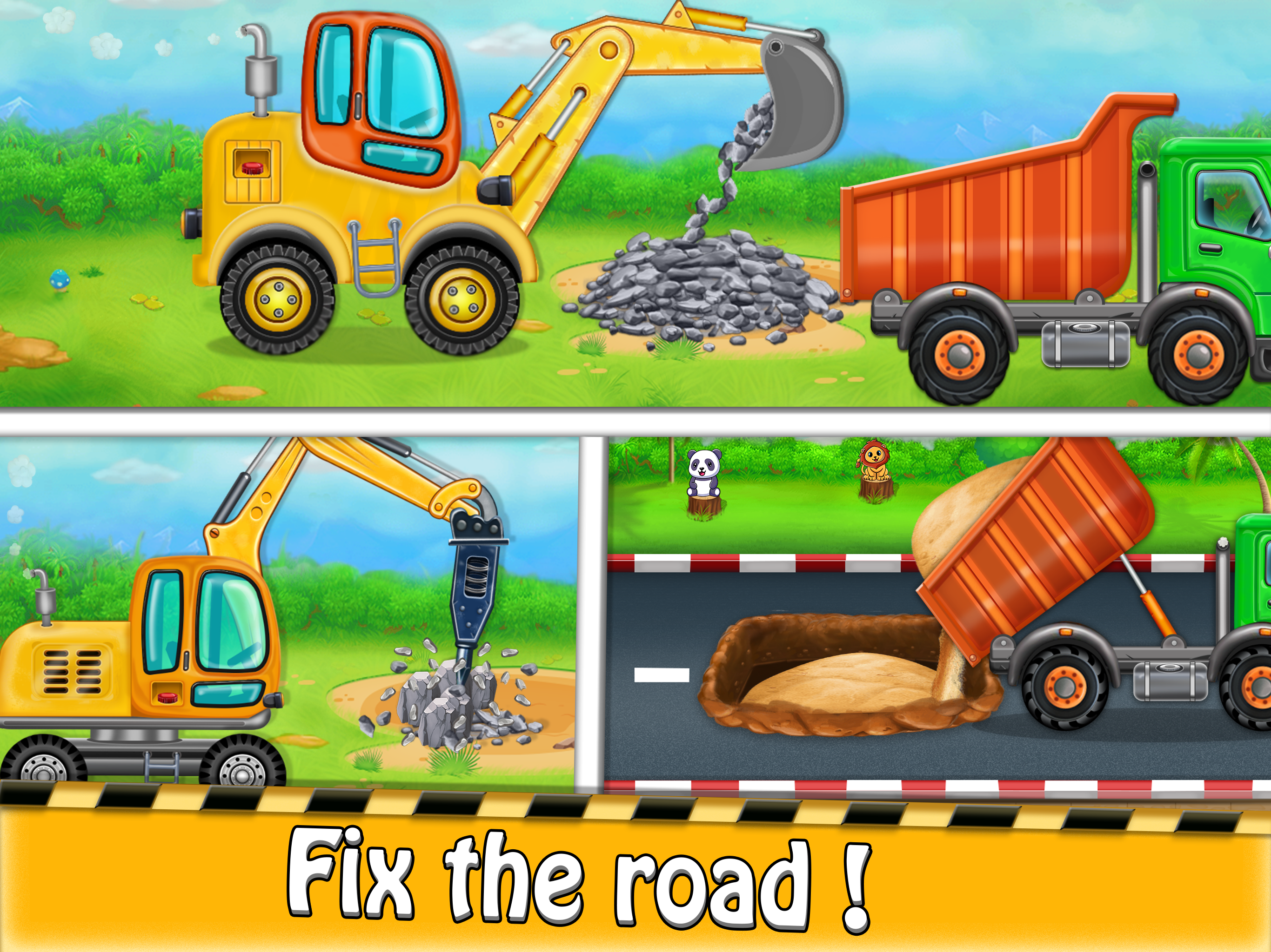 اسکرین شات 5 بازی Road Builder Truck Game