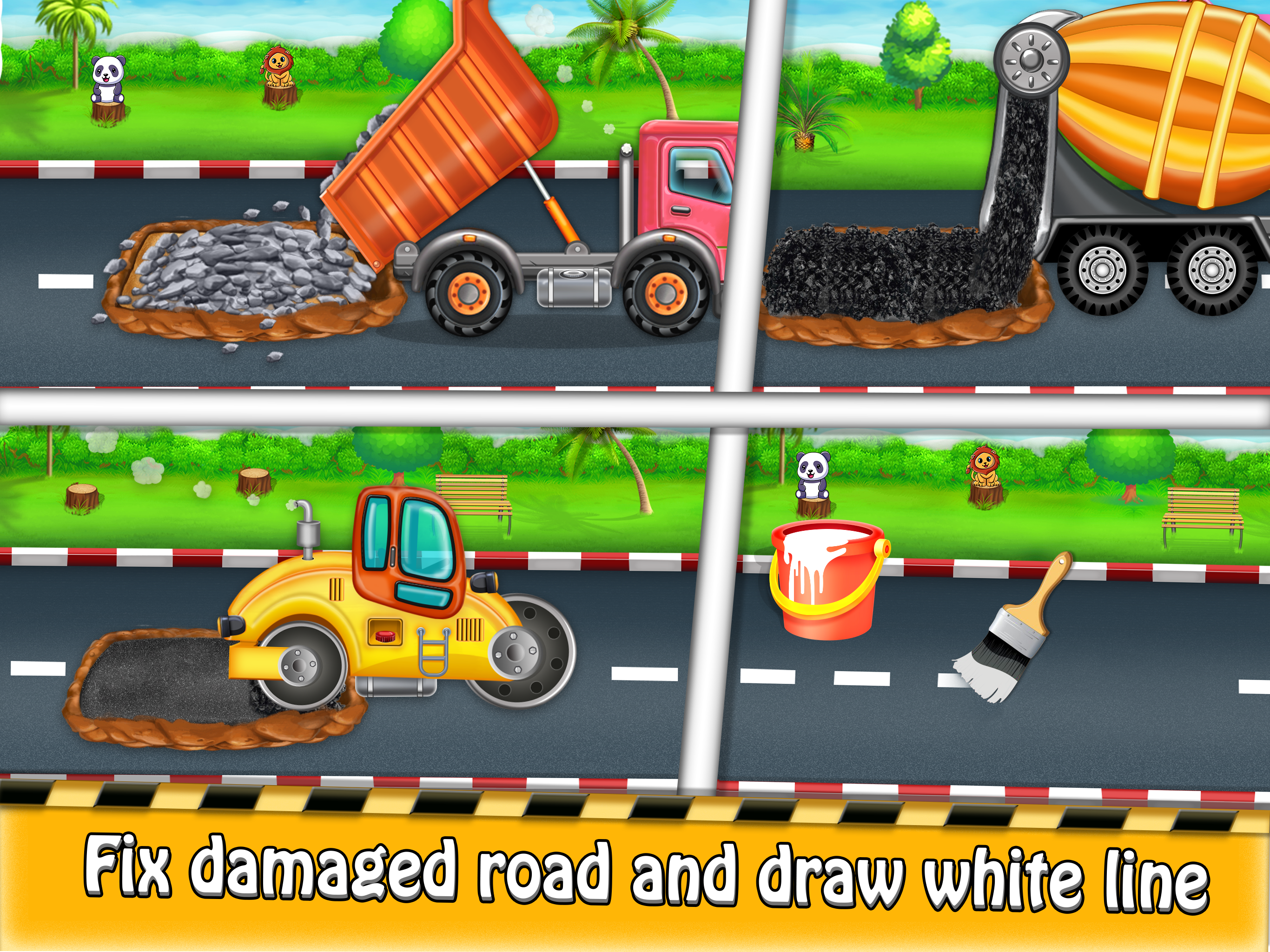 اسکرین شات 2 بازی Road Builder Truck Game