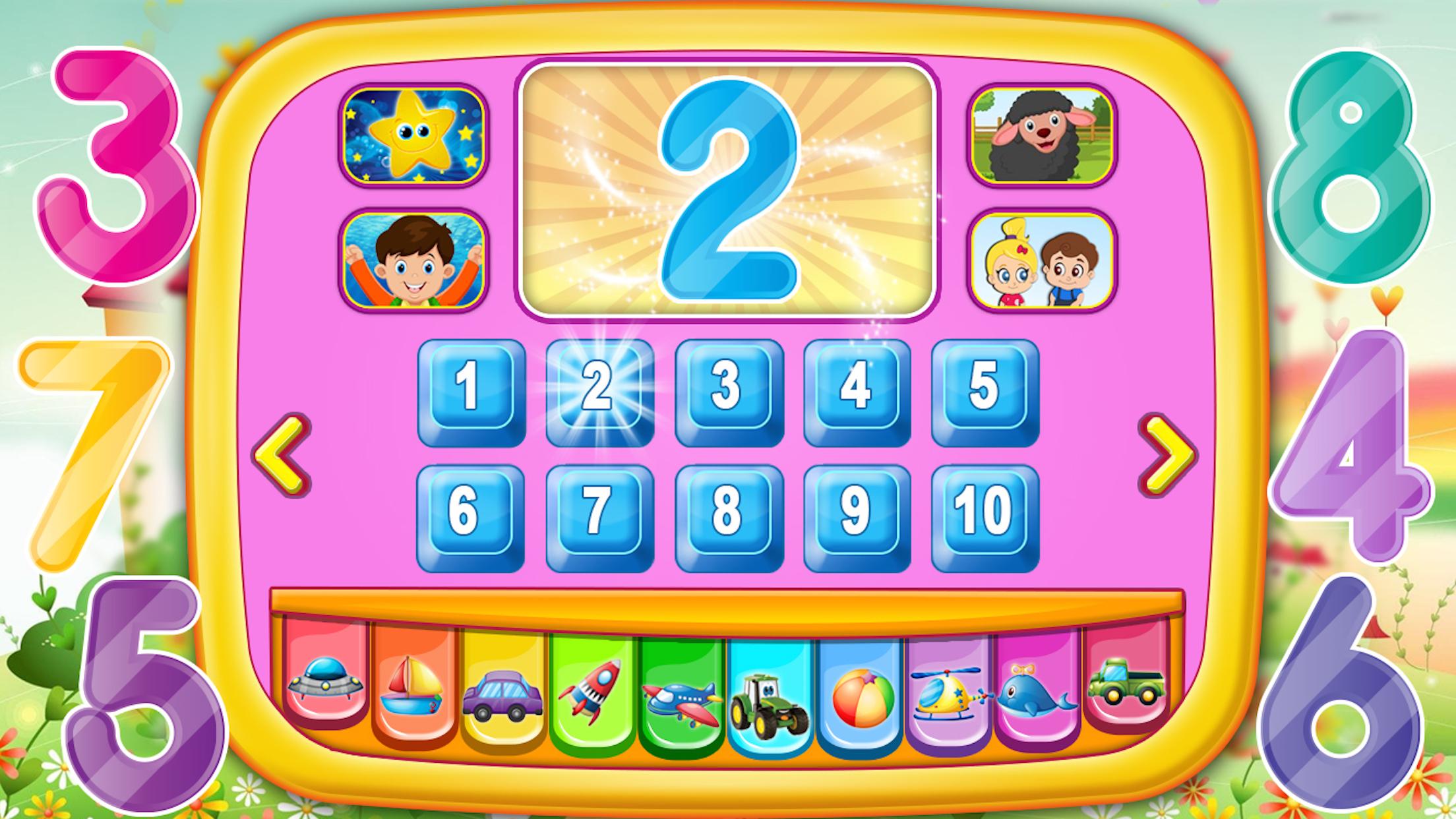 اسکرین شات 3 بازی Alphabet Tablet -Music & Songs