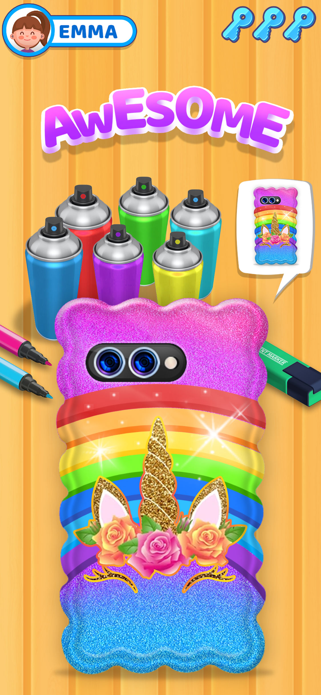 اسکرین شات 2 بازی DIY Phone Case Mobile Games
