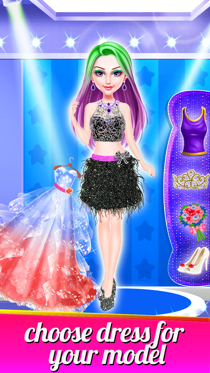 اسکرین شات 1 بازی Fashion Show Dress up Games