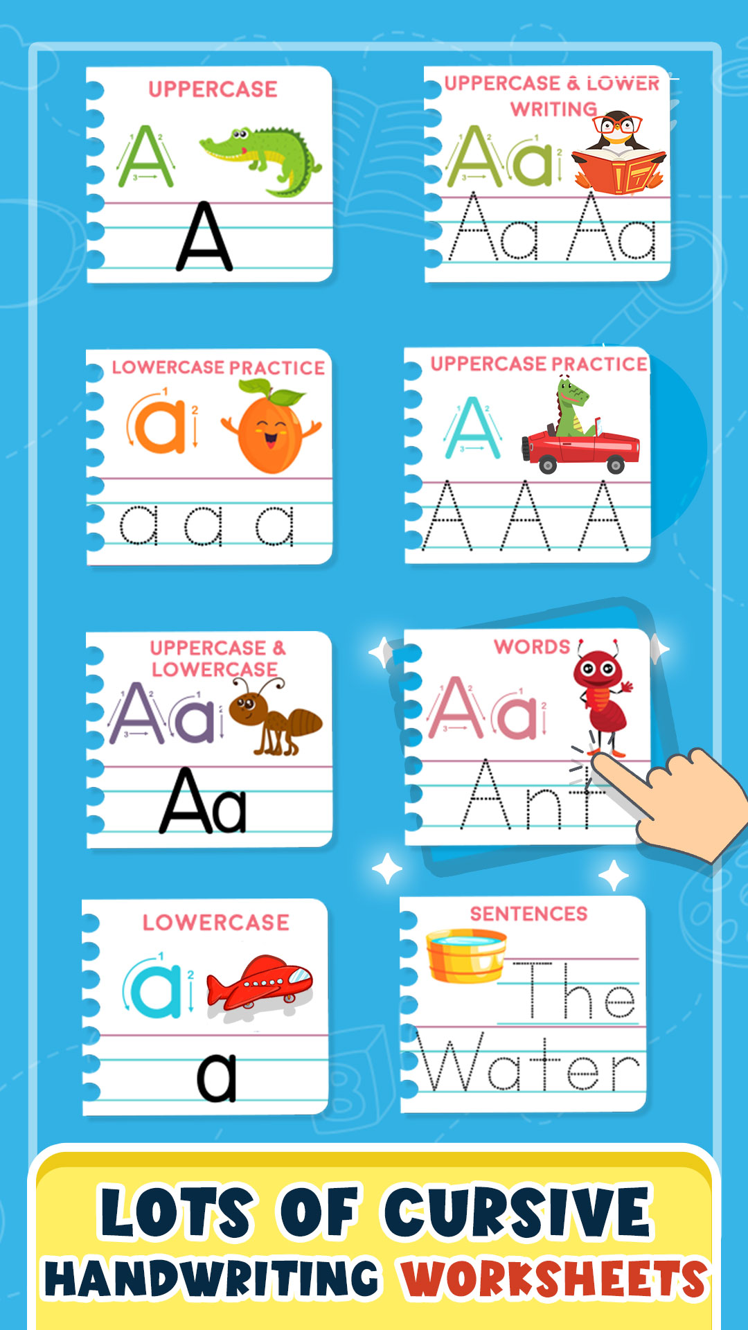 اسکرین شات 6 برنامه Learn Cursive Writing Practice