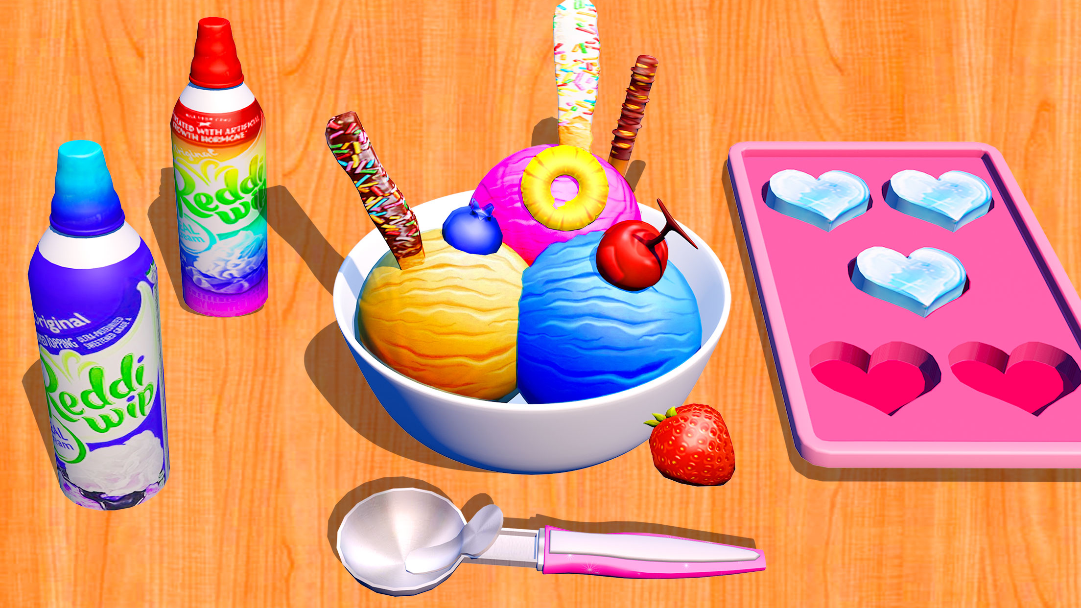 اسکرین شات 4 بازی Ice Cream Games: Rainbow Maker