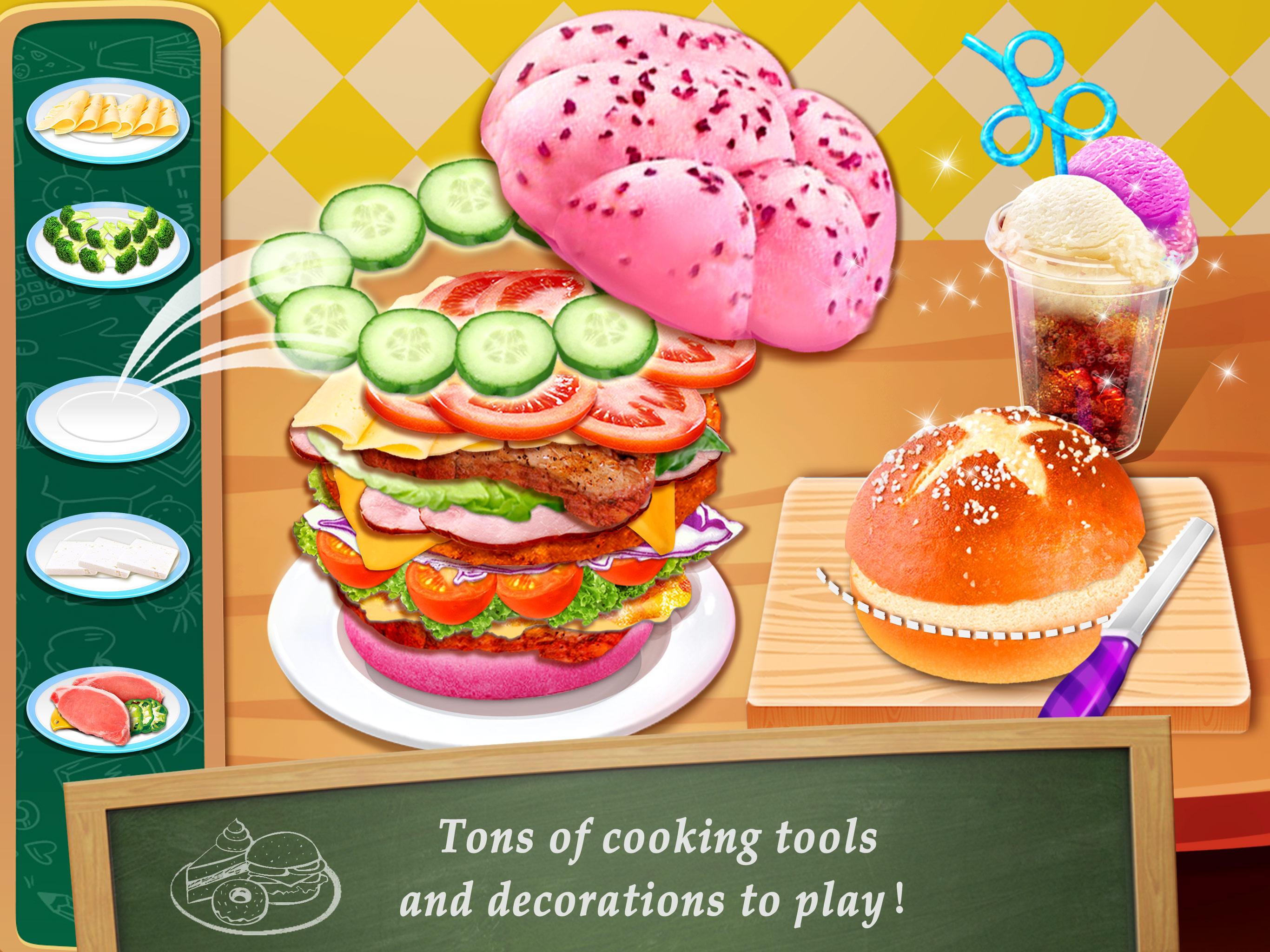 اسکرین شات 4 بازی Lunch Maker Food Cooking Games