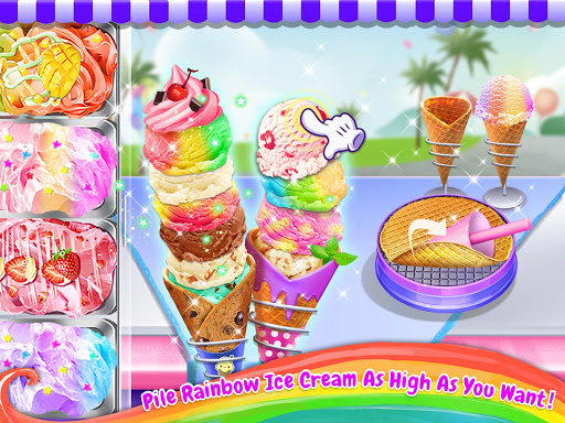 اسکرین شات 7 بازی Summer Rainbow Frozen Foods！