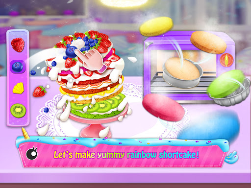 اسکرین شات 3 بازی Rainbow Unicorn Secret Cook Book: Food Maker Games