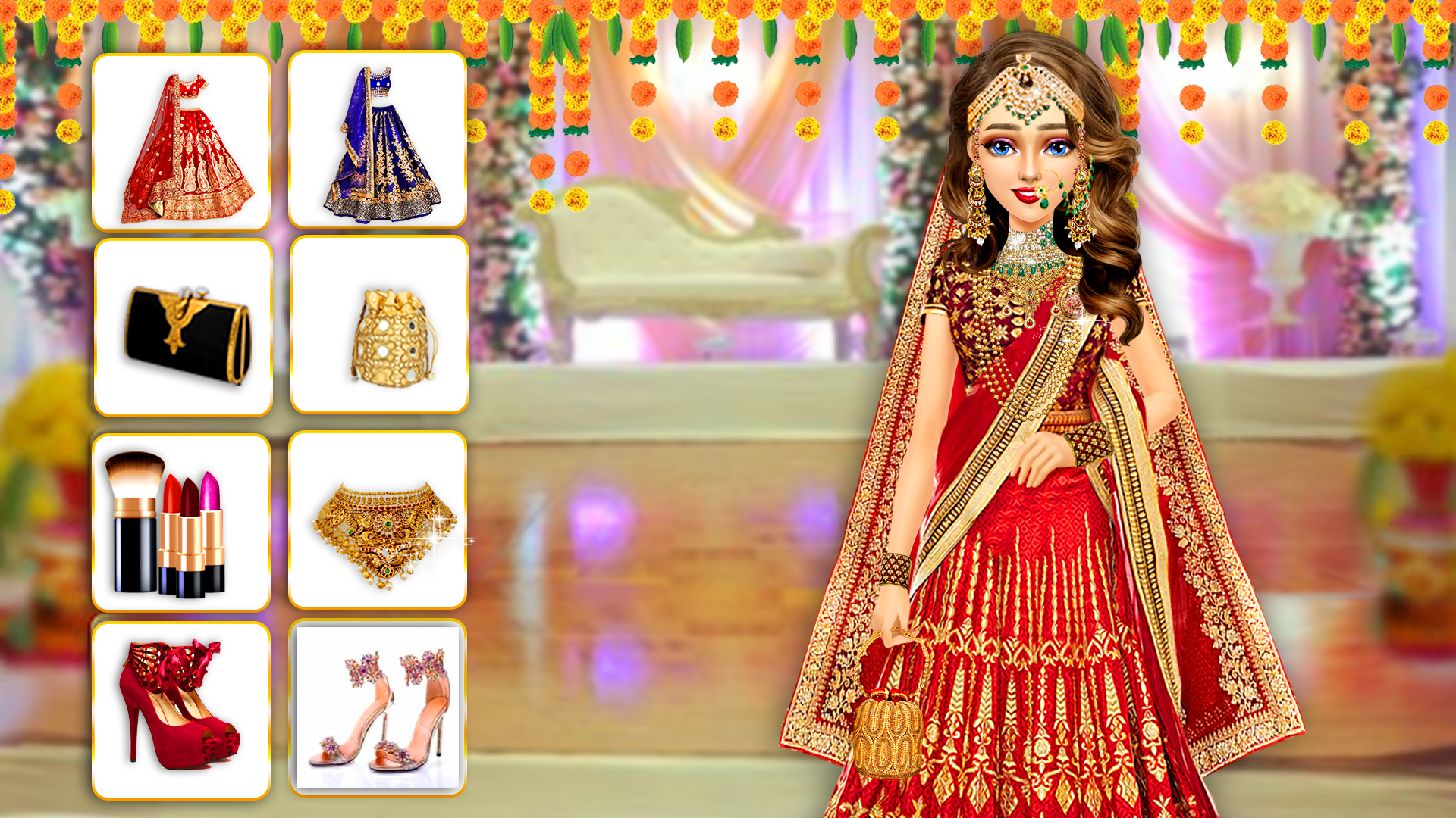اسکرین شات 6 بازی Indian Wedding Lehenga Game