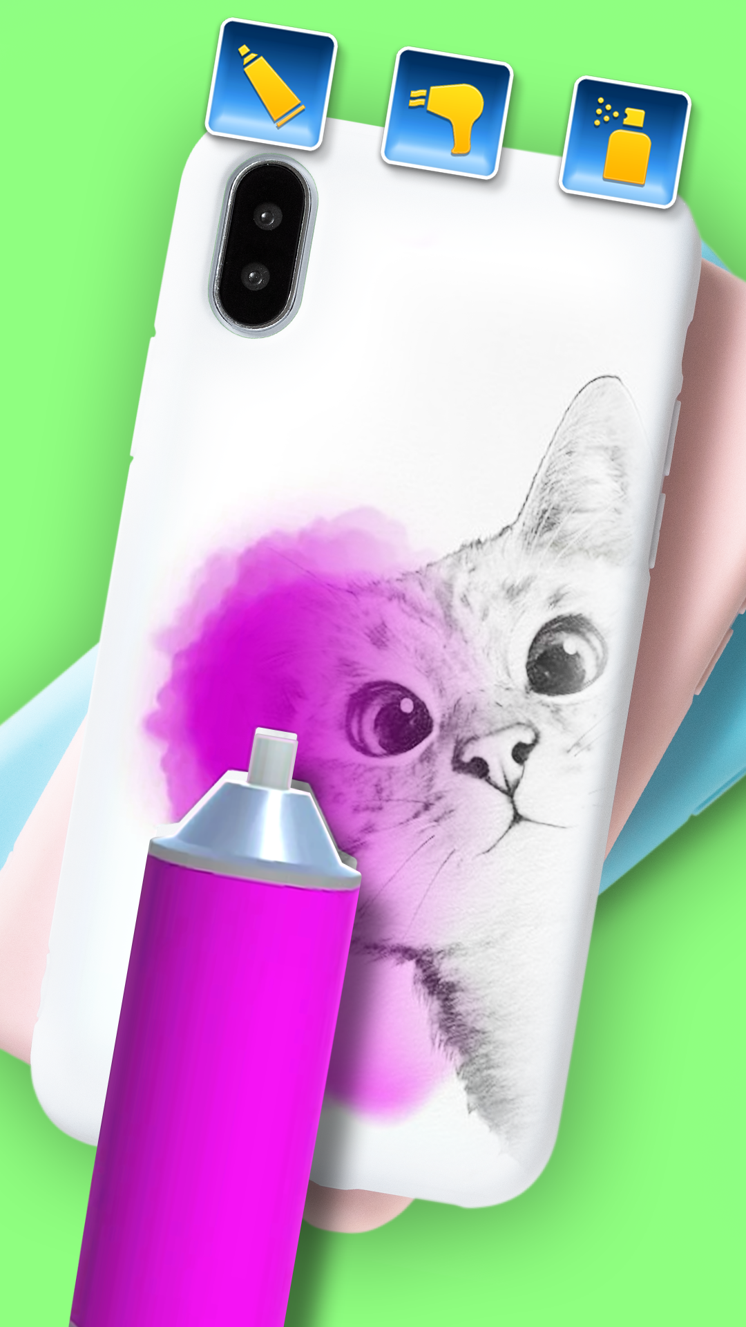اسکرین شات 4 بازی Phone Case DIY Make Phone Case