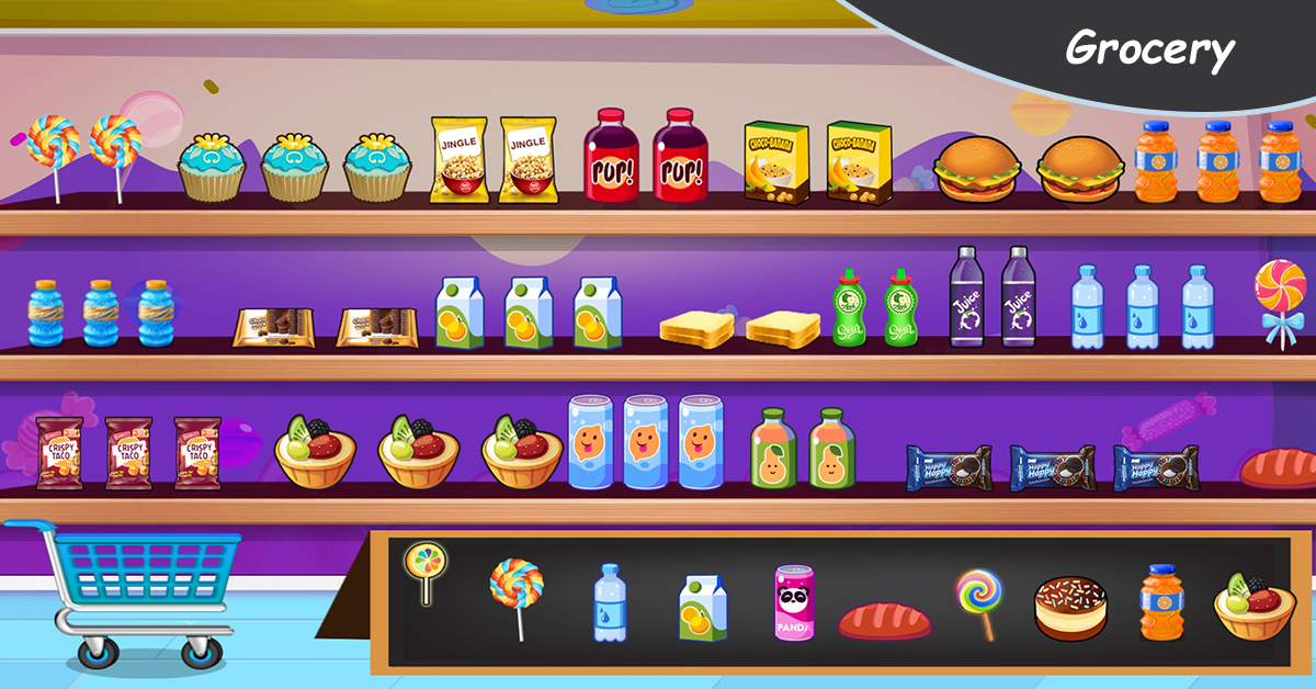 اسکرین شات 6 بازی Supermarket - Kids Game
